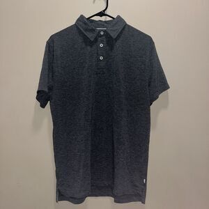 Nifty Genius Men’s Gray Polo Short Sleeve Shirt L Casual Comfort Capsule Preppy